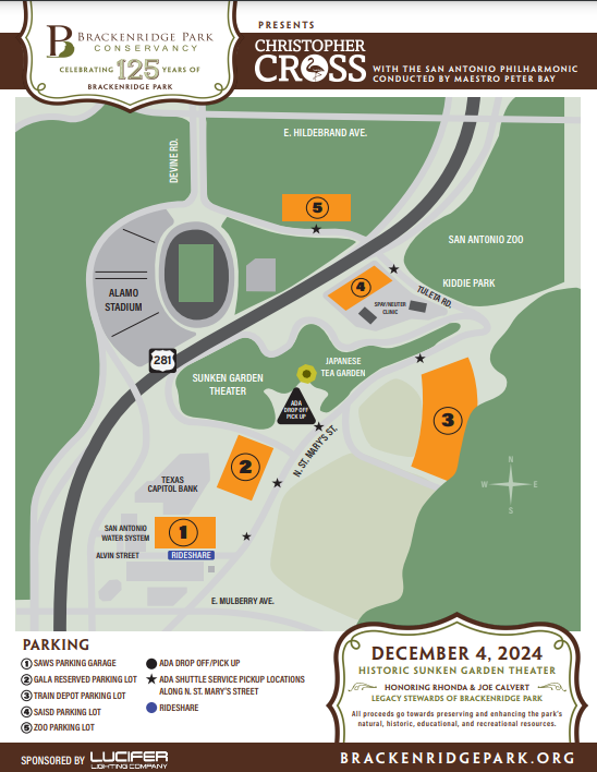 Bpc concert parking map